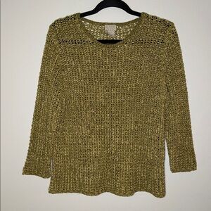 Vintage Sigred Olson Earth Tone Boho Fairy Grunge Knit Sweater